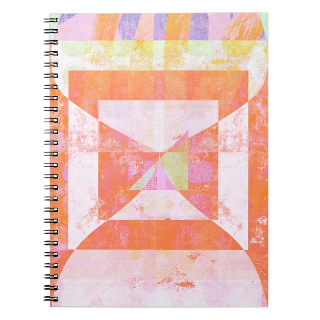 Orange Crush #1 Mixed Media Spiral Notebook (Front)