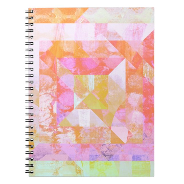 Orange Crush #2 Mixed Media Spiral Notebook (Front)