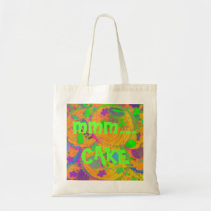 Orange Cupcakes 'mmm...cake' tote bag
