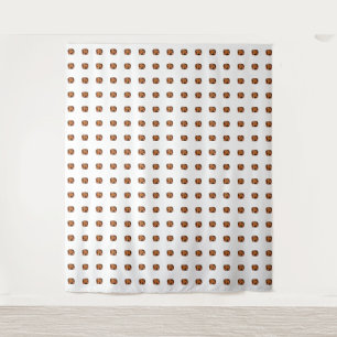 Orange Cushion-cut Pattern Tapestry