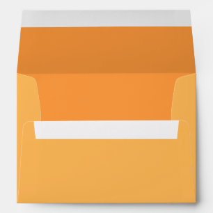 Orange Custom Invitation / Greeting Card Envelopes