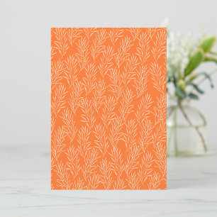 Orange Cuttings Nature Invitation