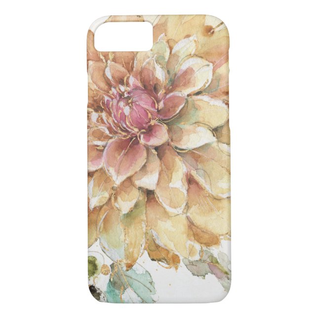 Orange Dahlia Case-Mate iPhone Case (Back)