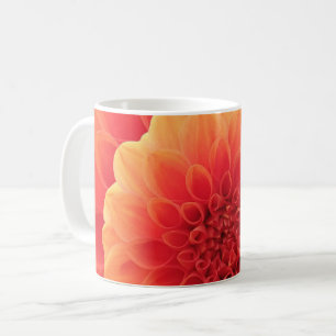 Orange Dahlia Coffee Mug