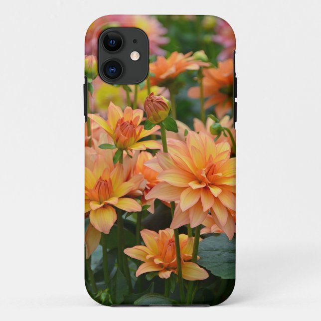 Orange dahlia flower garden Case-Mate iPhone case (Back)