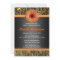 Orange Daisy Bridal Shower Invitation