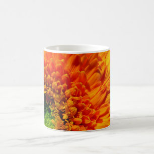 Orange Daisy Coffee Cup