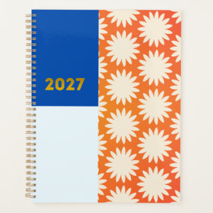 Orange Daisy Floral 2027 Planner