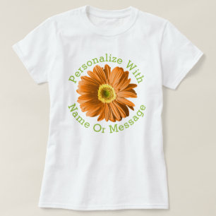 Orange Daisy Flower T-Shirt