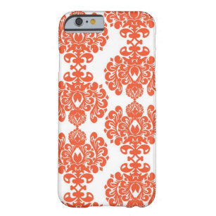 Orange Damask iPhone 6 case