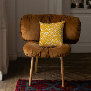 Orange Dashingly Bright Cushion