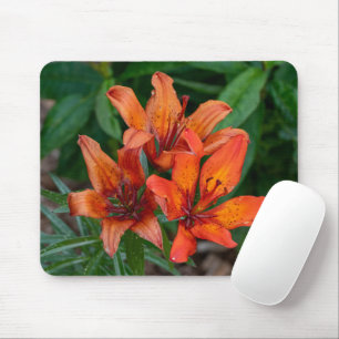 Orange Daylily Photography, Canadian Beauty Mouse Pad