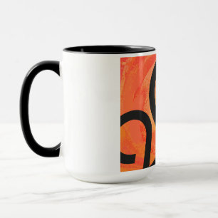 Orange Decade Birthdday Mug