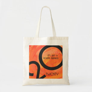 Orange Decade Birthdday Tote Bag