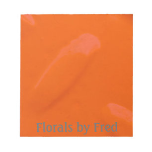 Orange Diamondplate Notepad