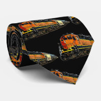 Orange Diesel Locomotive Train Engine