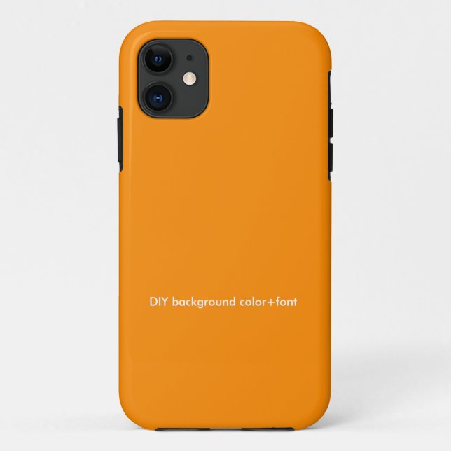 Orange/DIY colour/phone cases (Back)