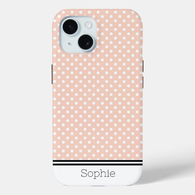 Orange Dots Custom Samsung Case-Mate iPhone Case (Back)