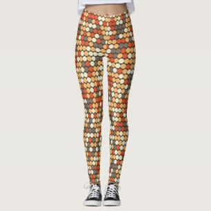 Orange dots leggings