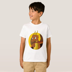 Orange dragon cartoon T-Shirt
