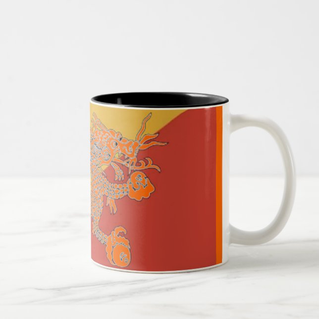 Orange Dragon Mug (Right)
