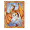 Orange Dragon of Autumn Nature Fantasy Art