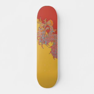 Orange Dragon Skateboard