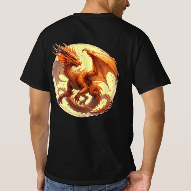 Orange Dragon T-Shirt (Back)