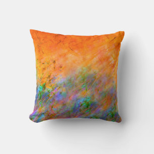 Orange Dreamscape Cushion