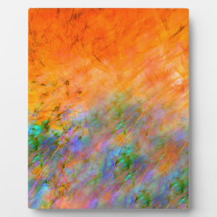 Orange Dreamscape Plaque