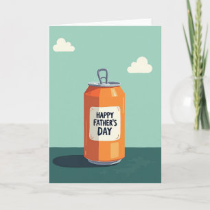 Orange Drink Fathers Day Card