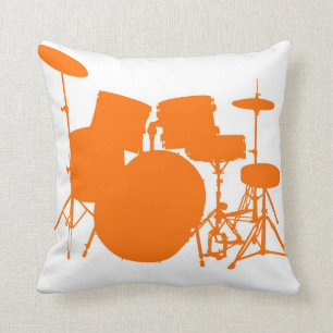 Orange drums cushion
