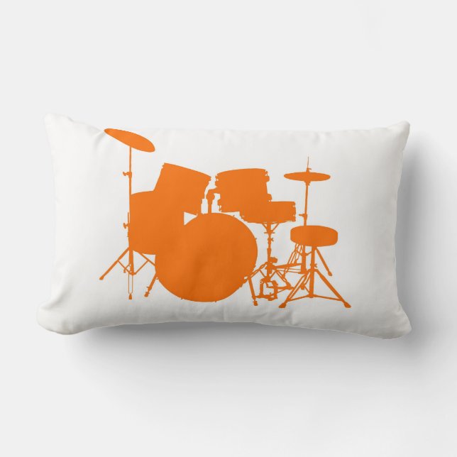 Orange drums lumbar cushion (Front)