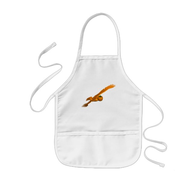 Orange Eagle Kids Apron (Front)