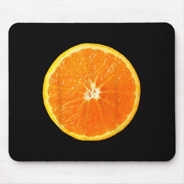 Orange Easy Funny Matching Halloween Costume for Mouse Pad (Front)