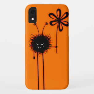 Orange Evil Flower Bug Character Halloween iPhone XR Case