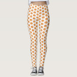 Orange Evil Jack O'Lantern Pattern Halloween Leggings<br><div class="desc">Celebrate Halloween with this unique and modern Halloween leggings featuring evil Jack O'Lantern pattern.</div>