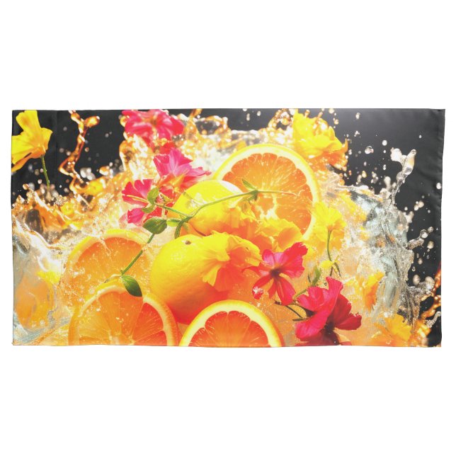 Orange Explosion Pillowcase (Front)
