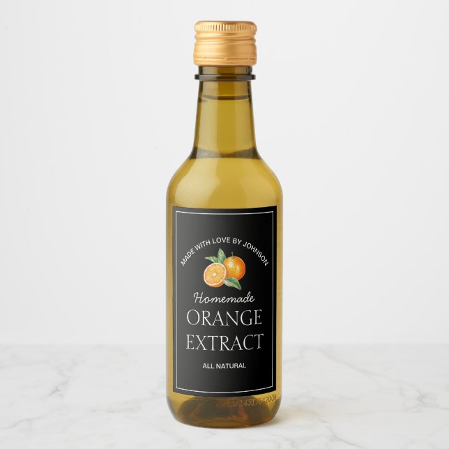 Orange Extract Label (Front)