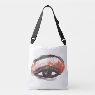 Orange Eyeshadow Cross Body Bag