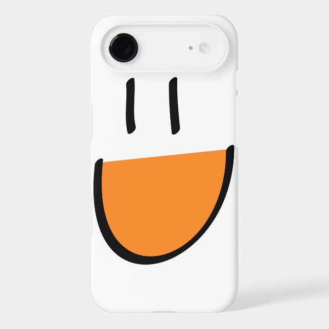 Orange Face iPhone 6 Plus Case (Back)