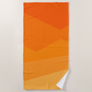 Orange Fade Beach Towel