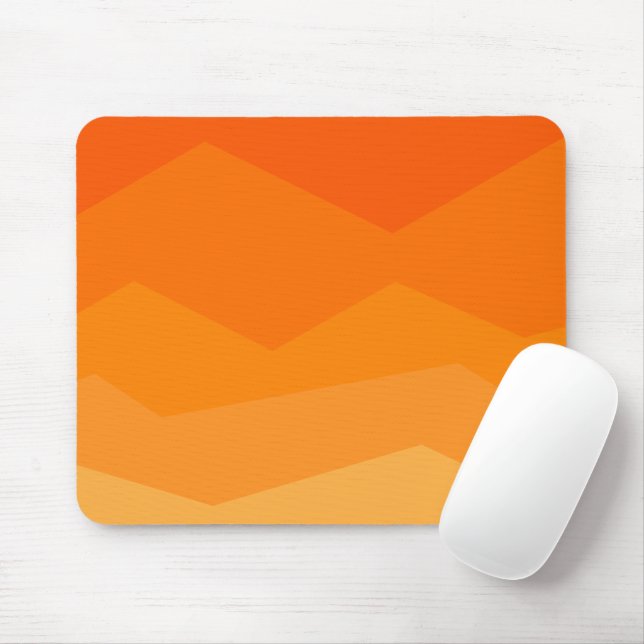 Orange Fade  Mouse Pad (With Mouse)