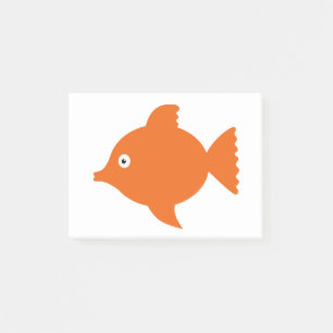 Orange Fish Post-it Notes