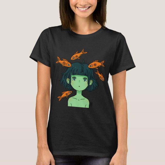 Orange fishes T-Shirt (Front)