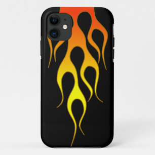 Orange Flame iPhone 11 Case