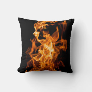 Orange flame cushion