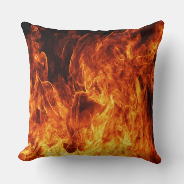 Orange flame cushion (Front)