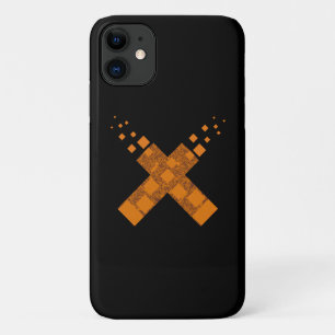 Orange flame death cult cross fire torch ritual iPhone 11 case
