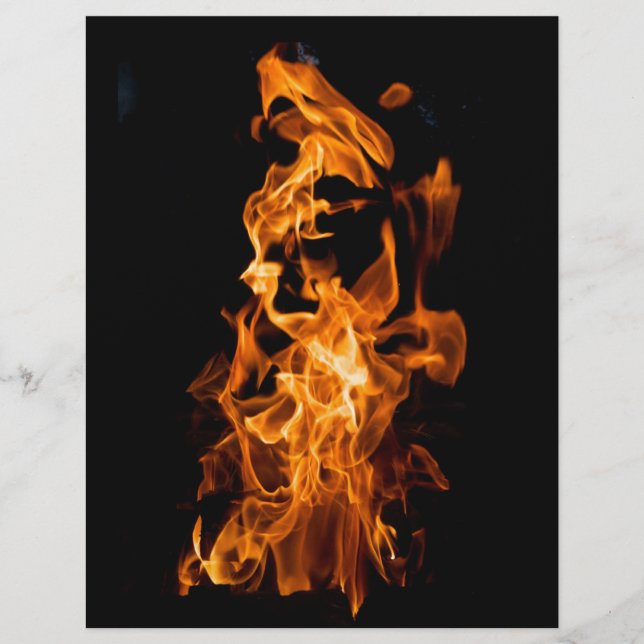 Orange flame flyer (Front)